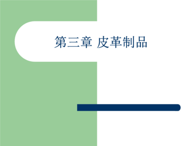 3皮革制品PPT